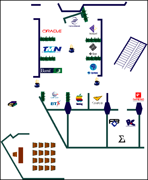 Plano da Área de Exposição